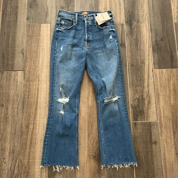 NWT MOTHER THE TRIPPER ANKLE FRAYPlay Like A Pirate Size 25 - Picture 3 of 9